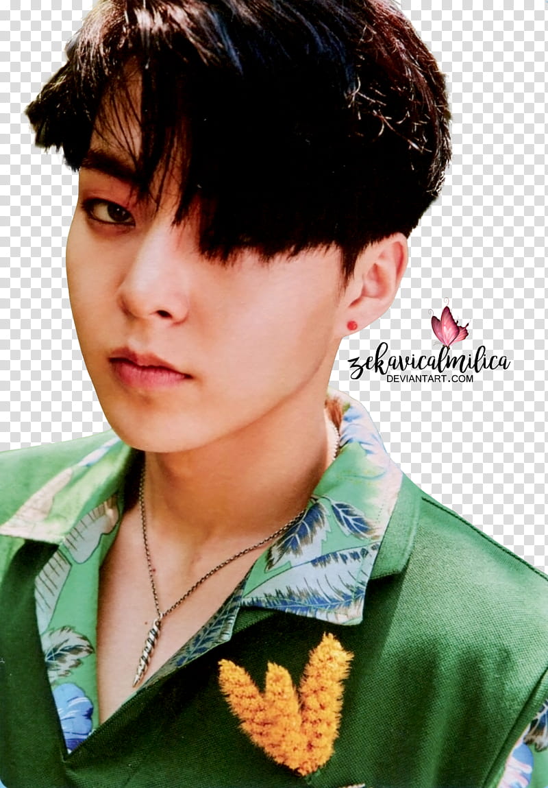 EXO Xiumin The War, men's green collared top transparent background PNG clipart