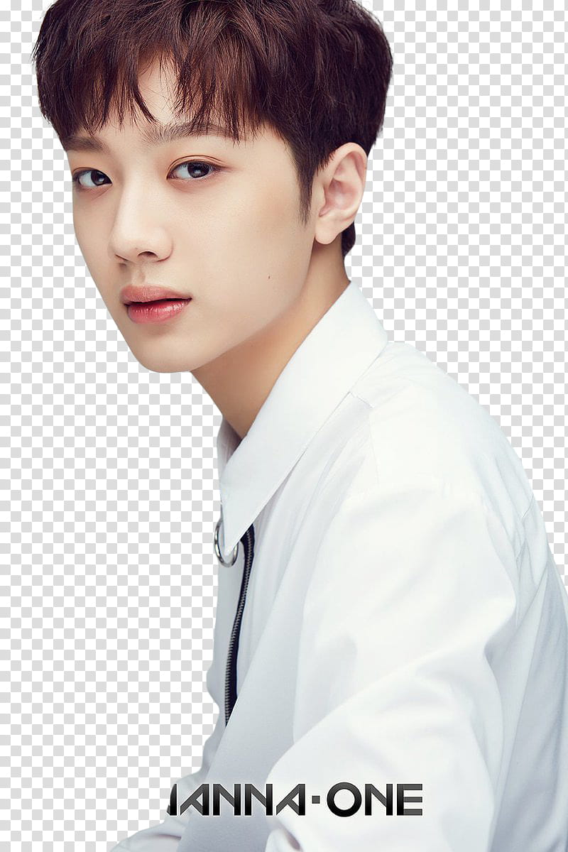 WANNA ONE, man in white dress shirt transparent background PNG clipart