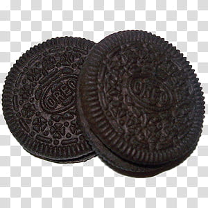 New DISCULPA, two Oreo cookies transparent background PNG clipart