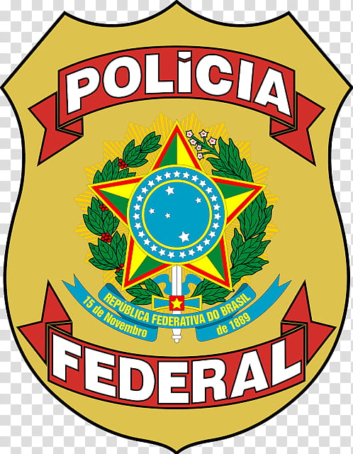 Police, Brazil, Federal Police Of Brazil, Law Enforcement In Brazil, Badge, Logo, Emblem, Coat Of Arms Of Brazil transparent background PNG clipart