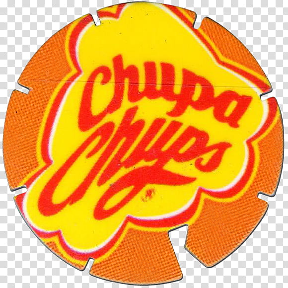 Lollipop, Chupa Chups, Logo, Food, Symbol, Yellow, Text, Amarillo Naranja transparent background PNG clipart
