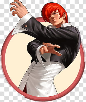 Iori Yagami PNG, Yagami SNK's The King Of Fighters PNG, Red Hair