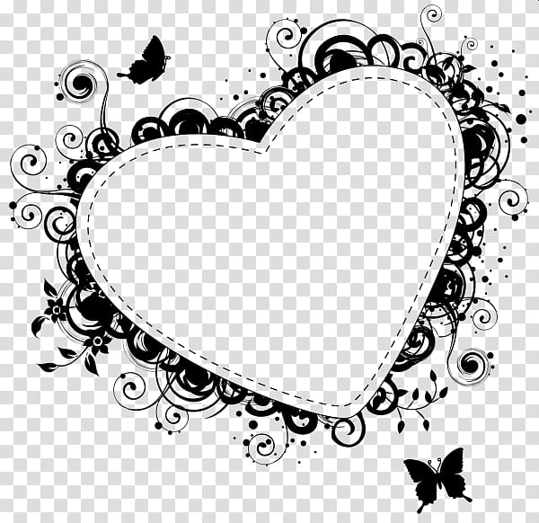 Love Background Heart, Point, Circle, M Butterfly, M095, Line Art, Blackandwhite, Ornament transparent background PNG clipart