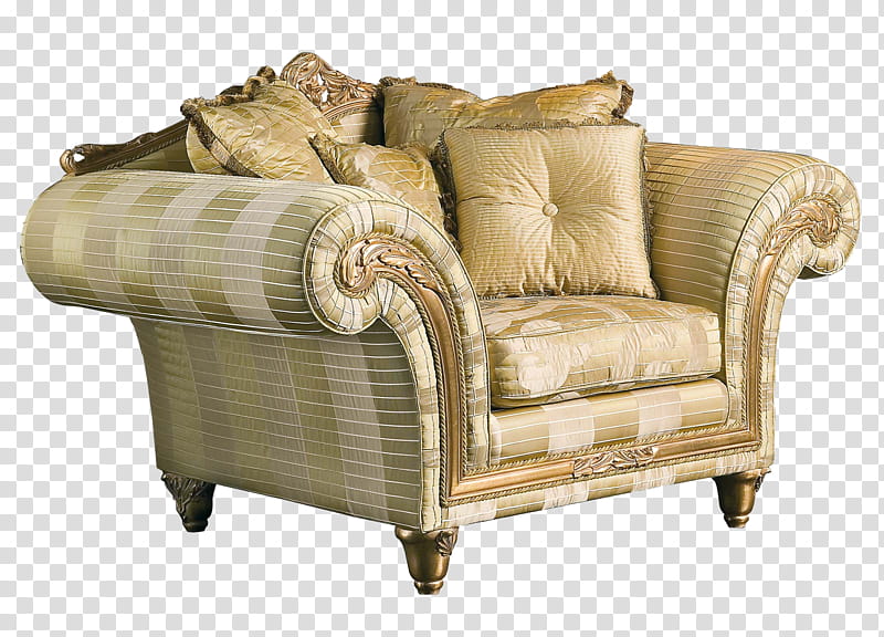 brown sofa chair transparent background PNG clipart
