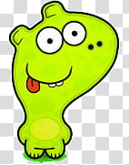 green monster illustration transparent background PNG clipart