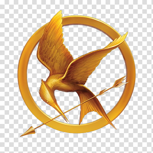 The Mockingjay pin, Hungry Games Mocking Jay logo transparent background  PNG clipart