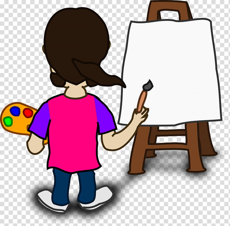 Painting, Artist, Painter, Drawing, Visual Arts, Palette, Easel, Male transparent background PNG clipart