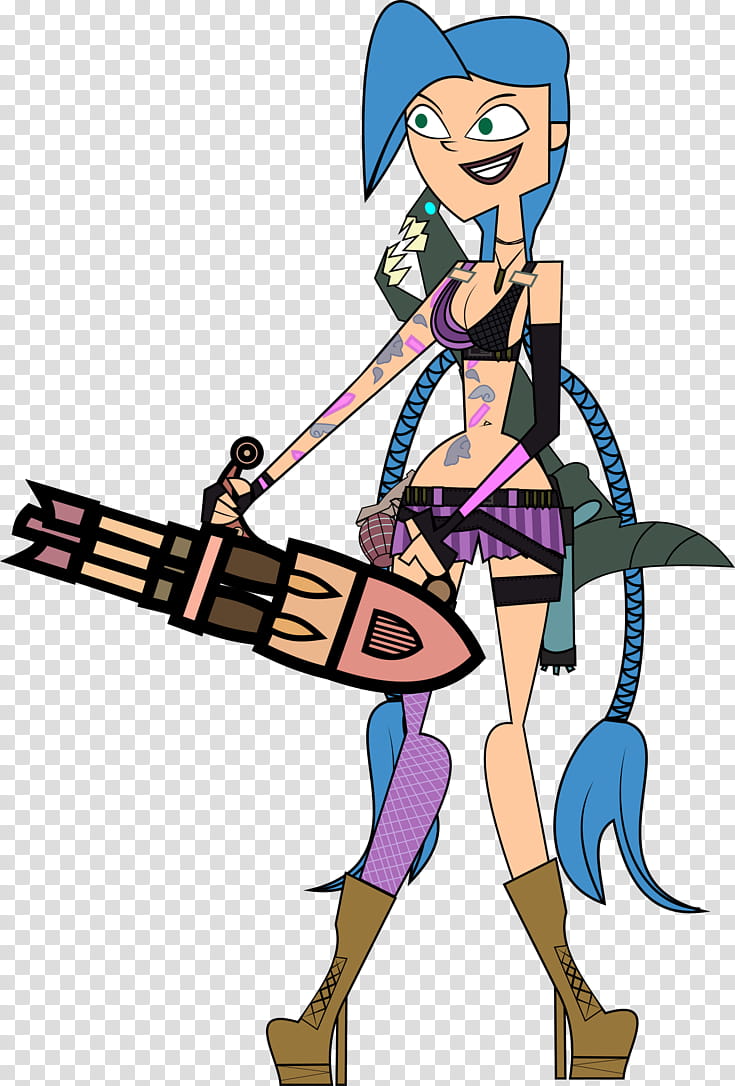 Daria as Jinx (League of Legends) transparent background PNG clipart