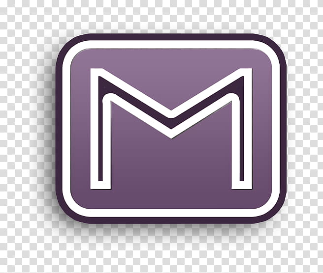 gmail icon mail icon, Violet, Purple, Line, Arrow, Text, Logo, Material Property transparent background PNG clipart