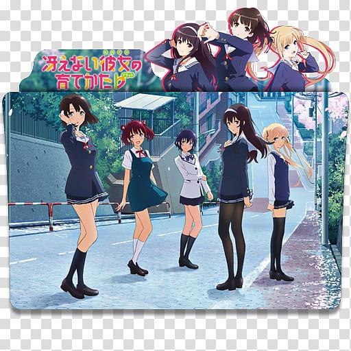 Anime Icon , Saenai Heroine no Sodatekata ♭ v, anime folder icon transparent background PNG clipart