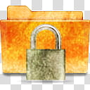 Human O Grunge, kde-folder-locked icon transparent background PNG clipart