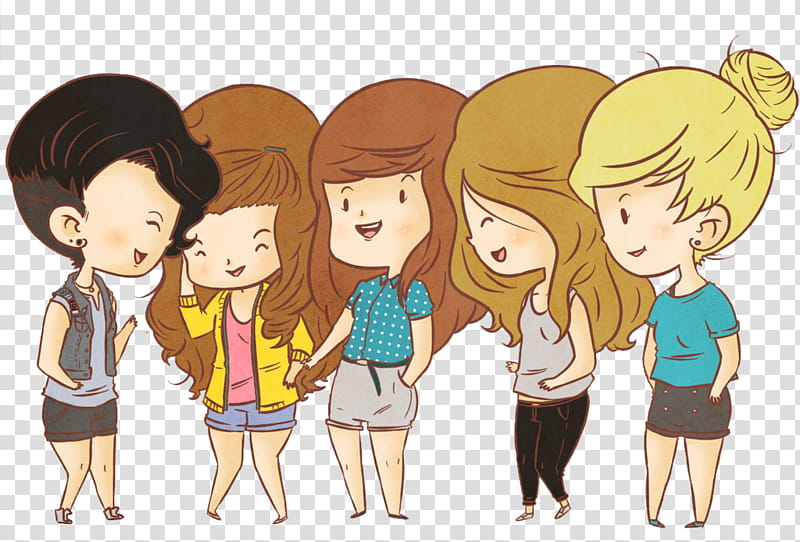 d lwwy girl version, D drawing of chibi cartoon women transparent background PNG clipart