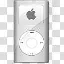 iPod Aqua   PC, iPod mini Silver icon transparent background PNG clipart