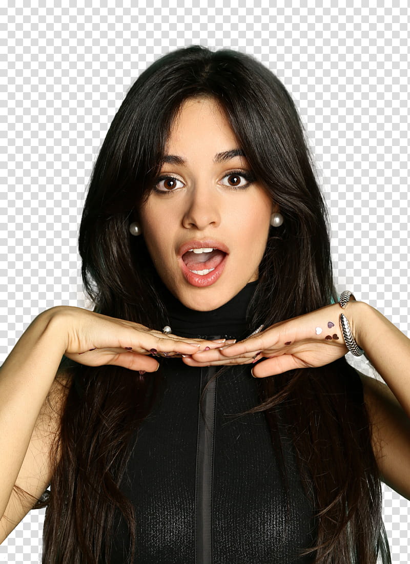 CAMILA CABELLO, woman wearing black sleeveless top transparent background PNG clipart