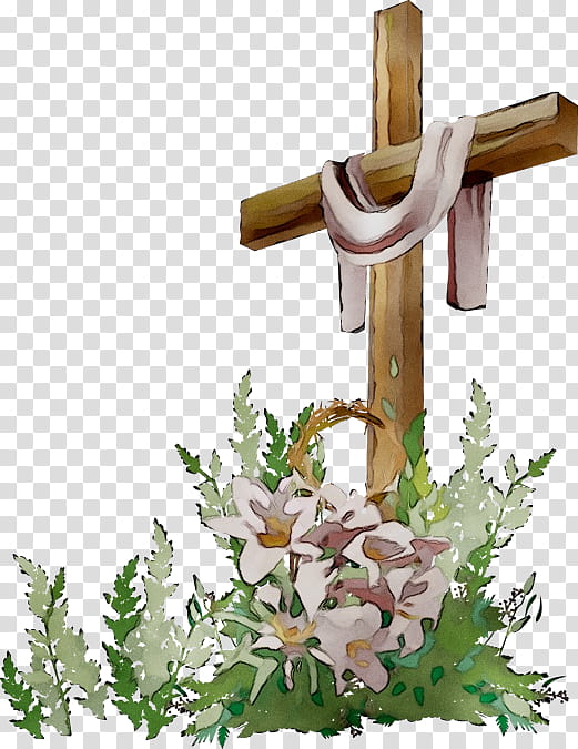 Easter Flower, Calvary, Easter
, Christian Cross, Christianity, Resurrection Of Jesus, Crucifixion Of Jesus, Stations Of The Cross transparent background PNG clipart