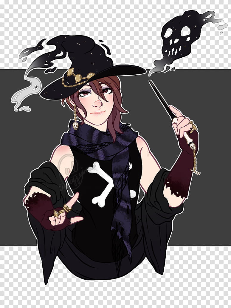 Waist Up Witch, MEMENTO MORI (SET PRICE: CLOSED) transparent background PNG clipart