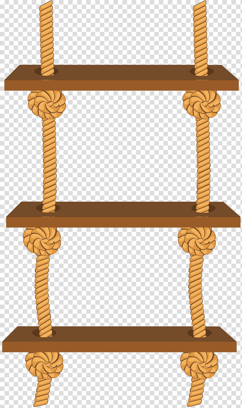 Ladder, Wood, Rope, Staircases, Shelf, Do It Yourself, Gunwale, Boat transparent background PNG clipart