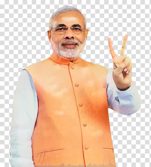 Narendra Modi, India, Bharatiya Janata Party, First Modi Ministry, Asit Kumarr Modi, Gesture, Finger, Arm transparent background PNG clipart