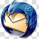 Vista Rainbar V English, blue bird and mail logo transparent background PNG clipart