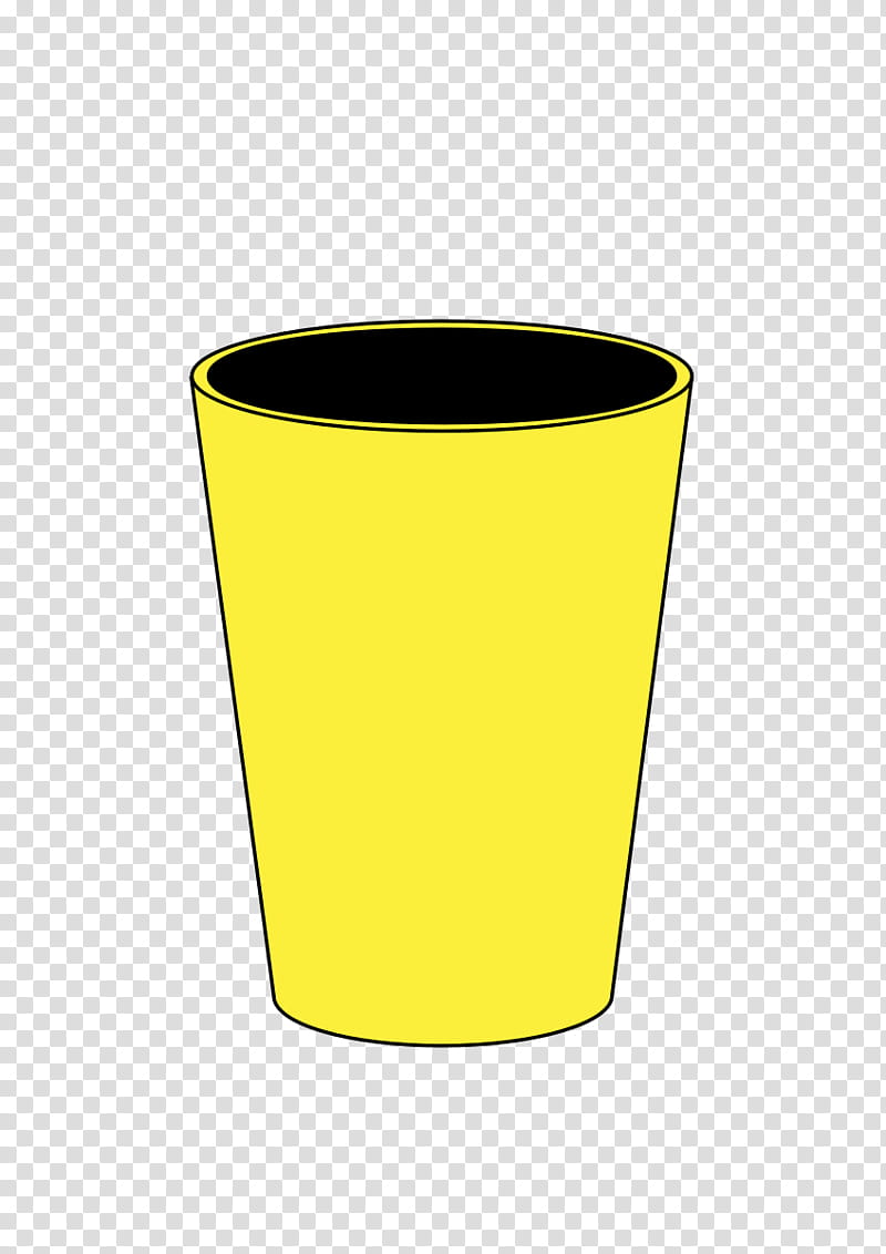 Beaker, Plastic, Flowerpot, Imperial Pint, Rendering, File Size, Pint Glass, Yellow transparent background PNG clipart