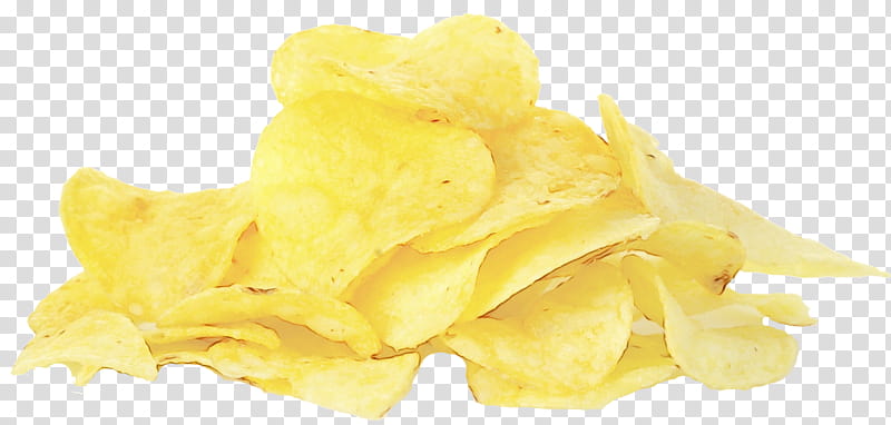 yellow junk food food potato chip cuisine, Watercolor, Paint, Wet Ink, Dish, Cocoa Butter, Ingredient, Pappardelle transparent background PNG clipart