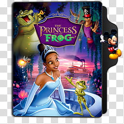 The Princess and the Frog Folder Icon transparent background PNG clipart