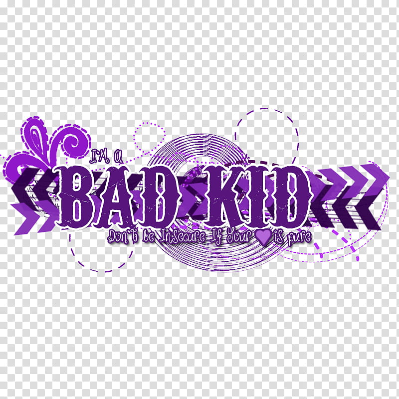 recursos para shop, I'm a bad kid transparent background PNG clipart