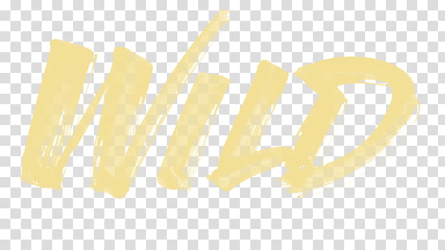 Yellow , Wild text overlay transparent background PNG clipart