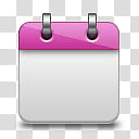Girlz Love Icons , calendar, white and pink note pad transparent background PNG clipart