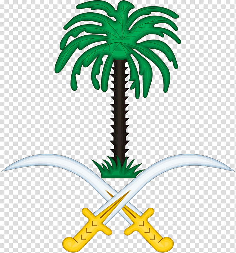 Palm Tree Leaf, Saudi Arabia, Emblem Of Saudi Arabia, Flag Of Saudi Arabia, House Of Saud, Kingdom Of Hejaz, Sultanate Of Nejd, Coat Of Arms transparent background PNG clipart