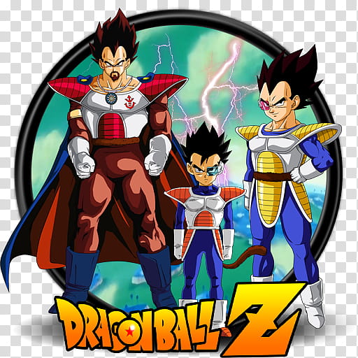 DBZ Fathers N Sons Icons Collection, King Vegeta & Trable & Vegeta transparent background PNG clipart