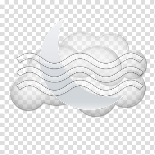 SILq Weather Icons, fog night transparent background PNG clipart