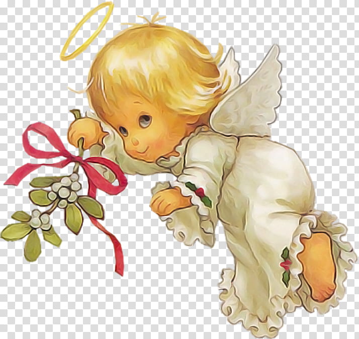 angel cartoon cupid plant doll transparent background PNG clipart