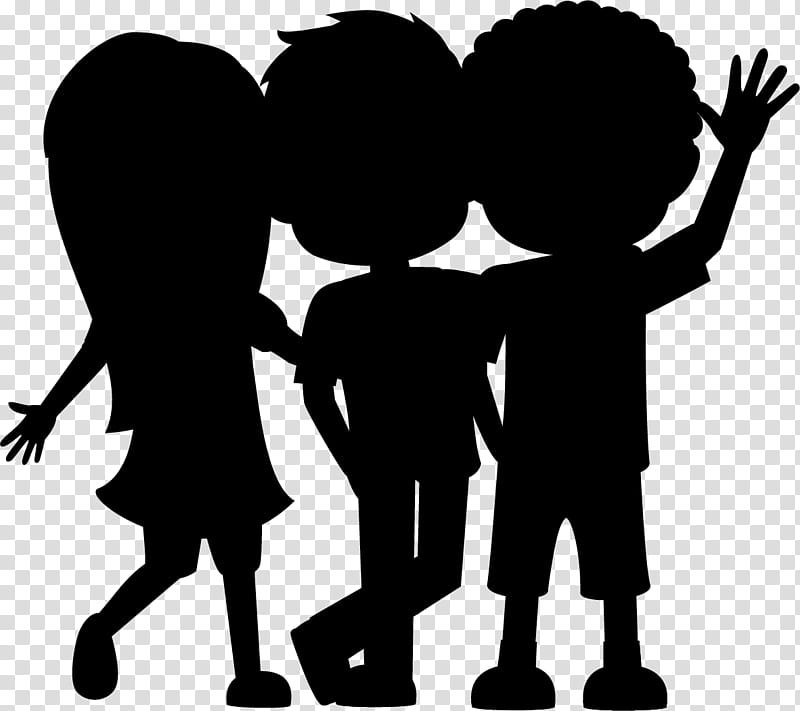 Group Of People, Black White M, Male, Human, Silhouette, Behavior, Social Group, Friendship transparent background PNG clipart