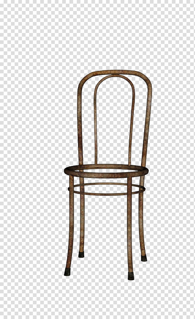Rusty Old Chair , brown chair frame illustration transparent background PNG clipart