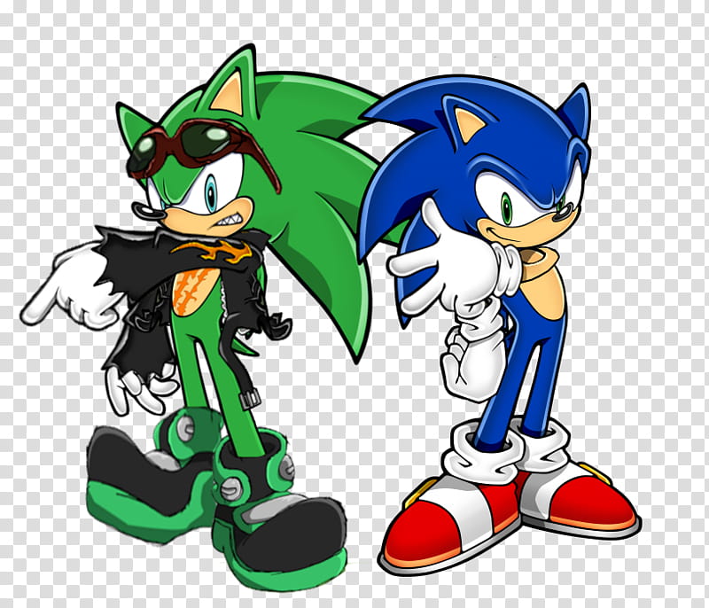 Sonic and Scourge  transparent background PNG clipart