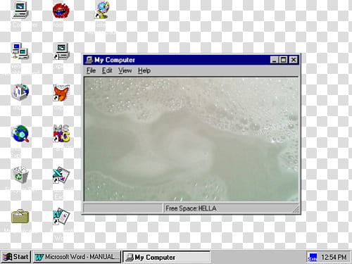 Rad , monitor showing my computer window transparent background PNG clipart