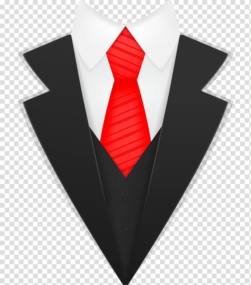 how to wear a necktie clipart