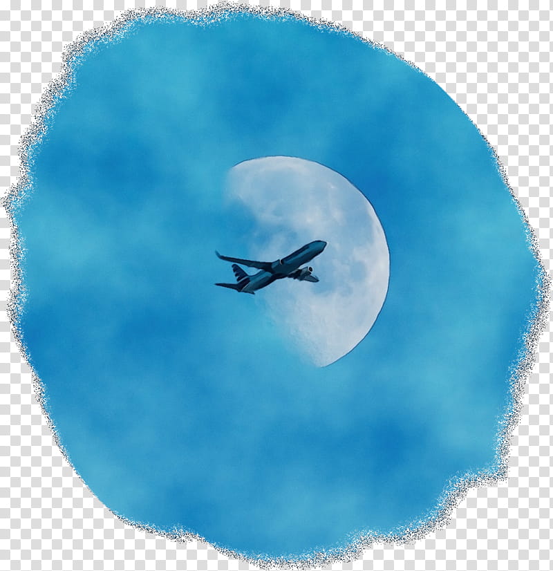 Travel Blue, Aviation, Airplane, Microsoft Azure, Computer, Sky, Aircraft, Vehicle transparent background PNG clipart