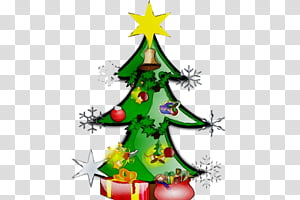 Christmas tree, Watercolor, Paint, Wet Ink, Christmas Decoration, Christmas Ornament, Colorado Spruce, Oregon Pine transparent background PNG clipart thumbnail