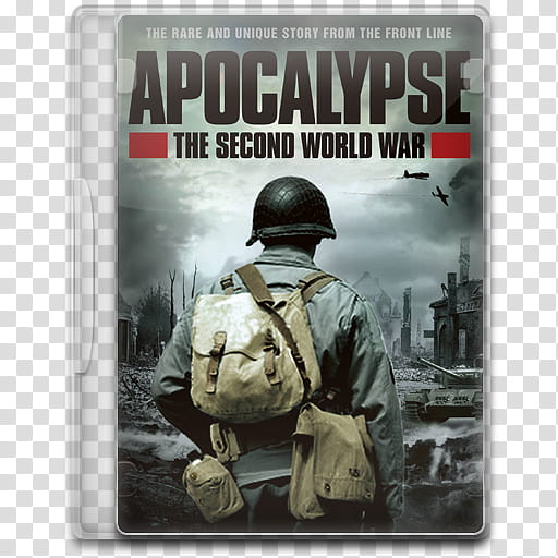TV Show Icon , Apocalypse, The Second World War, Apocalypse The Second World War DVD case transparent background PNG clipart