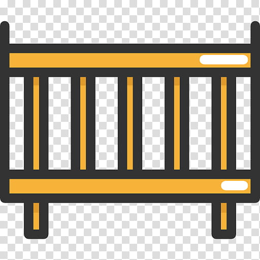 Baby, Cots, Bed, Infant, Furniture, Child, Bedroom, Yellow transparent background PNG clipart