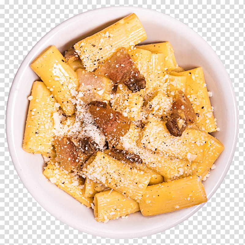 Food, Rigatoni, Carbonara, Breakfast, Vegetarian Cuisine, Restaurant, Tea, Dish transparent background PNG clipart