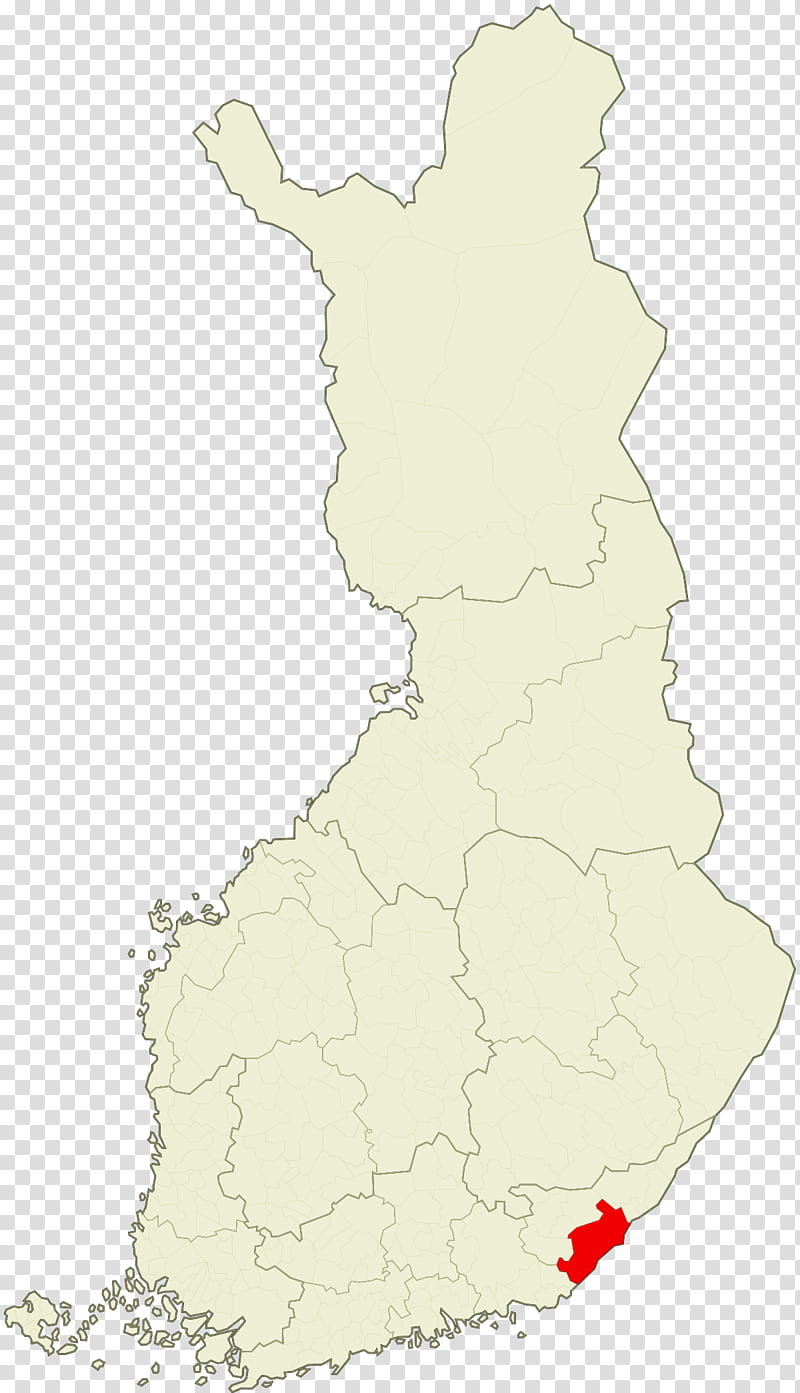 Map, Subregions Of Finland, Lappeenranta, Comunele Finlandei, East, Area transparent background PNG clipart