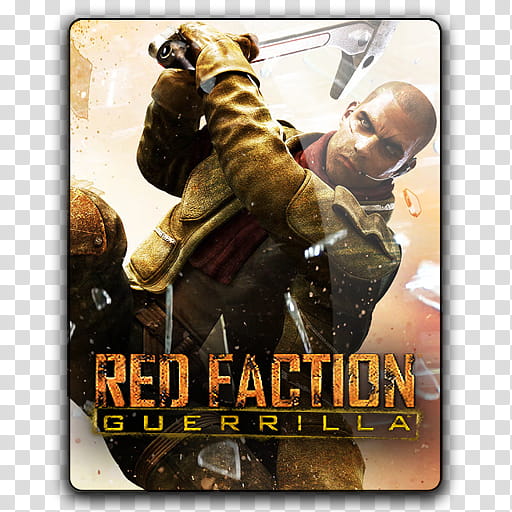 Game Icons , Red_Faction_Guerrilla_v, Red Faction Guerrilla poster transparent background PNG clipart