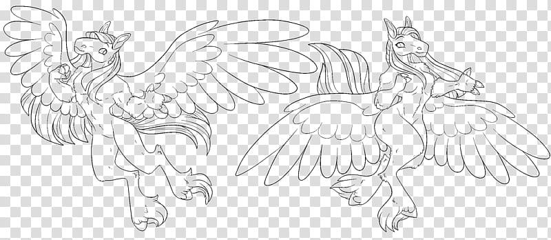 Anthro Pegasus Base transparent background PNG clipart