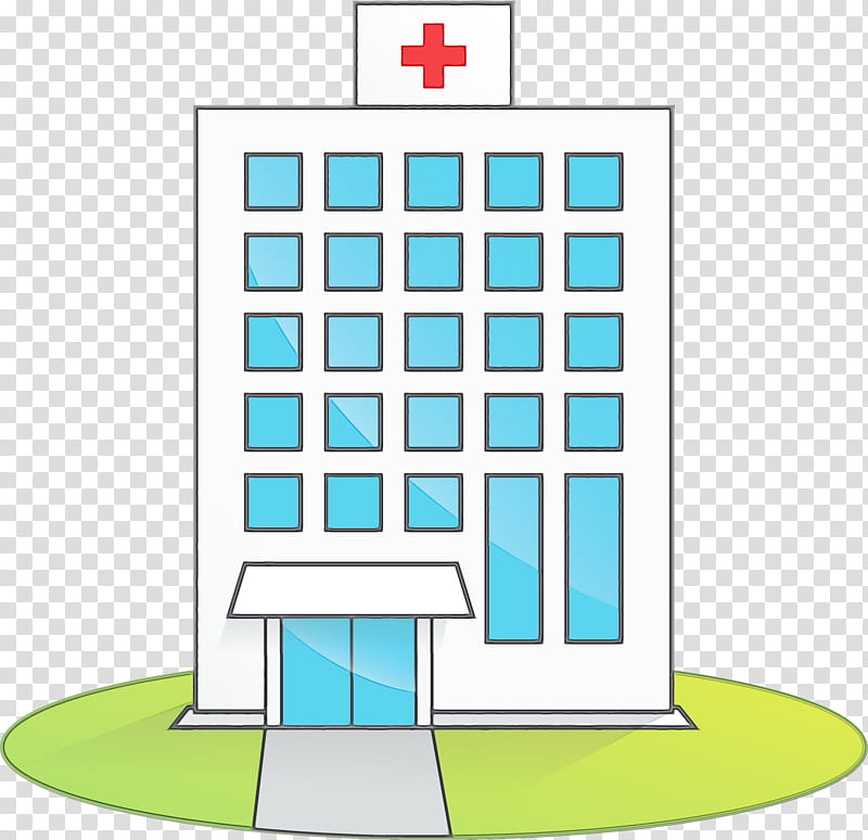 Hospital, Watercolor, Paint, Wet Ink, Private Hospital, Public Hospital, Health, Medicine transparent background PNG clipart
