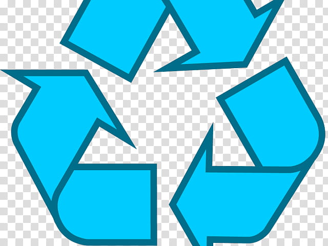 blue recycling clip art