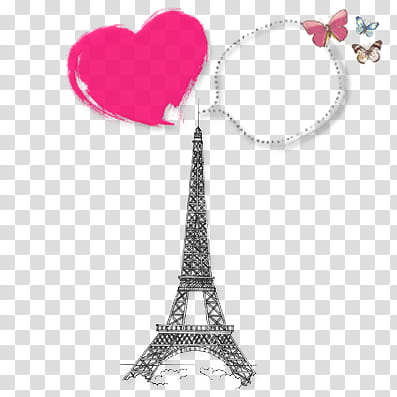Paris Clock Skin Rainmeter, black Eiffel Tower illustration transparent background PNG clipart