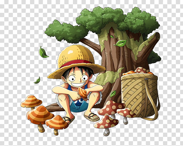 MONKEY D LUFFY, One Piece Straw Hat Luffy illustration transparent background PNG clipart